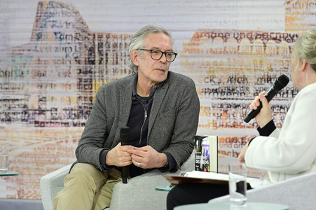 Ulrich Peltzer auf der Leipziger Buchmesse 2024