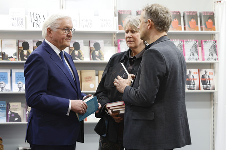 Frank-Walter Steinmeier auf der Leipziger Buchmesse 2024