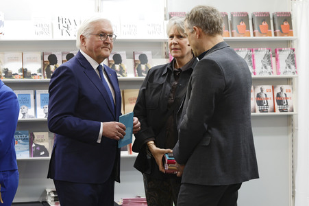 Frank-Walter Steinmeier auf der Leipziger Buchmesse 2024