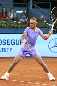 Tennismatch Alex de Minaur vs Rafael Nadal in Madrid