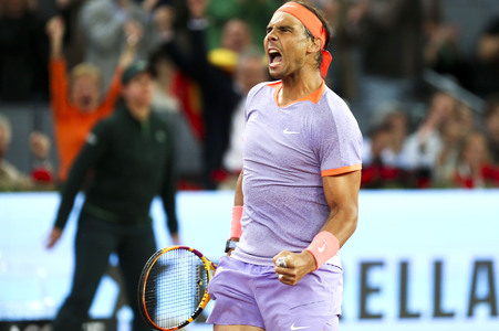 Tennismatch Alex de Minaur vs Rafael Nadal in Madrid