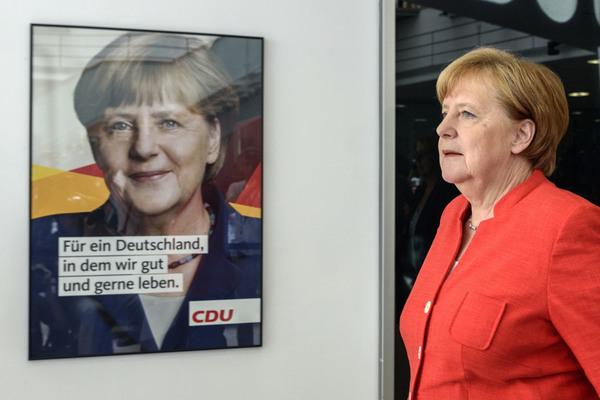 Asyl-Steit Pressekonferenz mit Angela Merkel